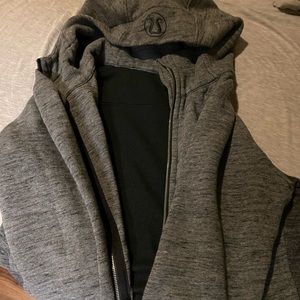 Lululemon Scuba Hoodie size 12 Black/Gray